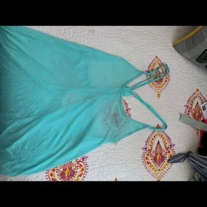 Cross Cross Teal Dri Fit Nike Tank
